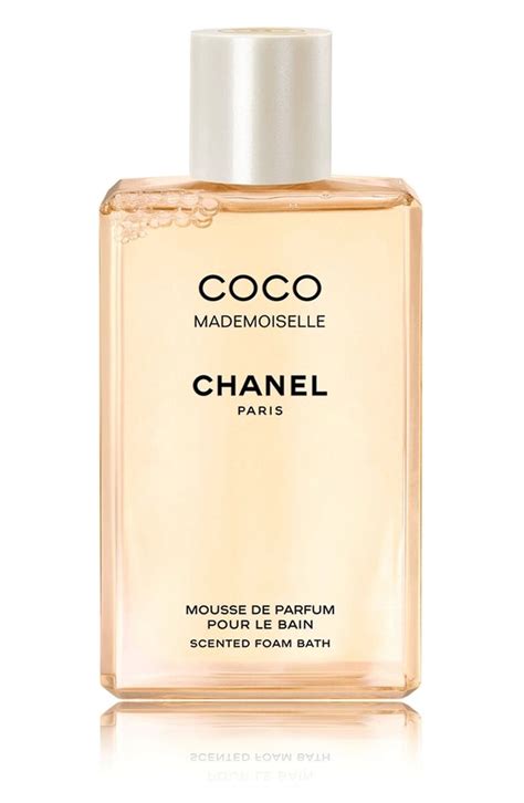 chanel coco mademoiselle bubble bath.